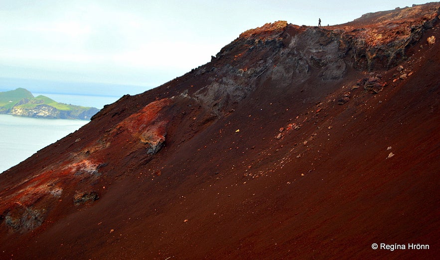 Mt. Eldfell Volcano in the Westman Islands