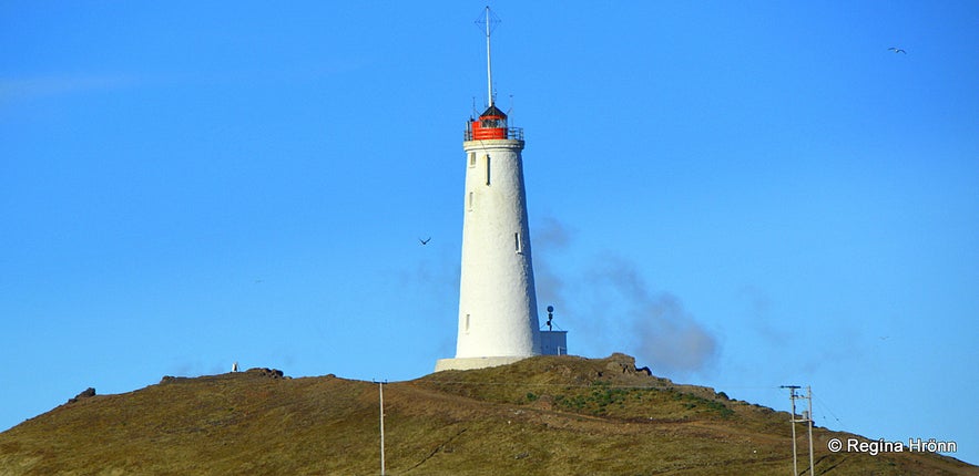 Reykjanesviti lighthouse in Reykjanes