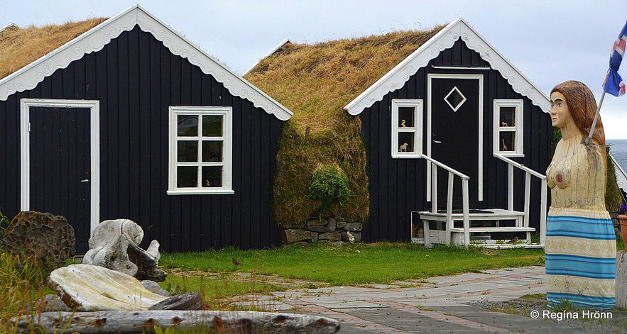 Mánárbakki turf house in North-Iceland