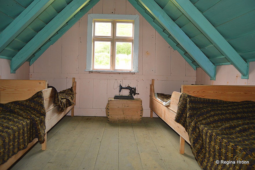 Selið turf house in Skaftafell in South-Iceland inside