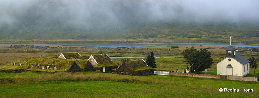 Þverá turf house in North-Iceland