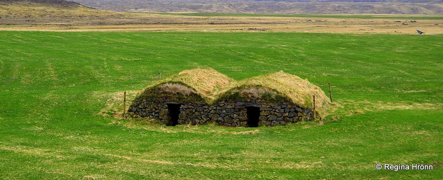 The turf lamb-houses at Keldur in South-Iceland