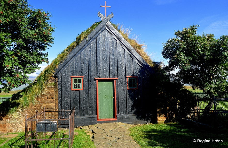 Víðimýrarkirkja turf church in North-Iceland