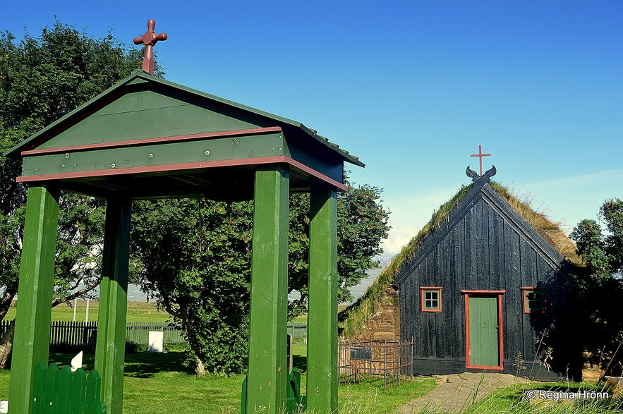 Víðimýrarkirkja turf church in North-Iceland