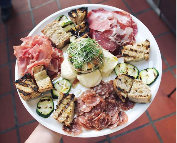 Salumi platter from Borðið at Hlemmur Food Hall