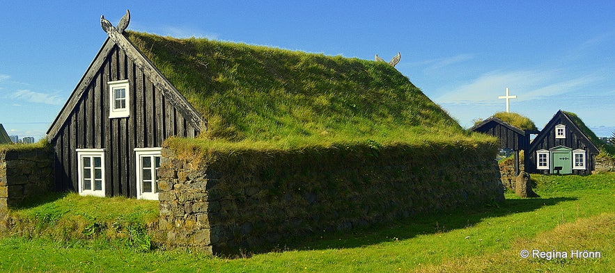 Árbæjarkirkja turf church in SW-Iceland