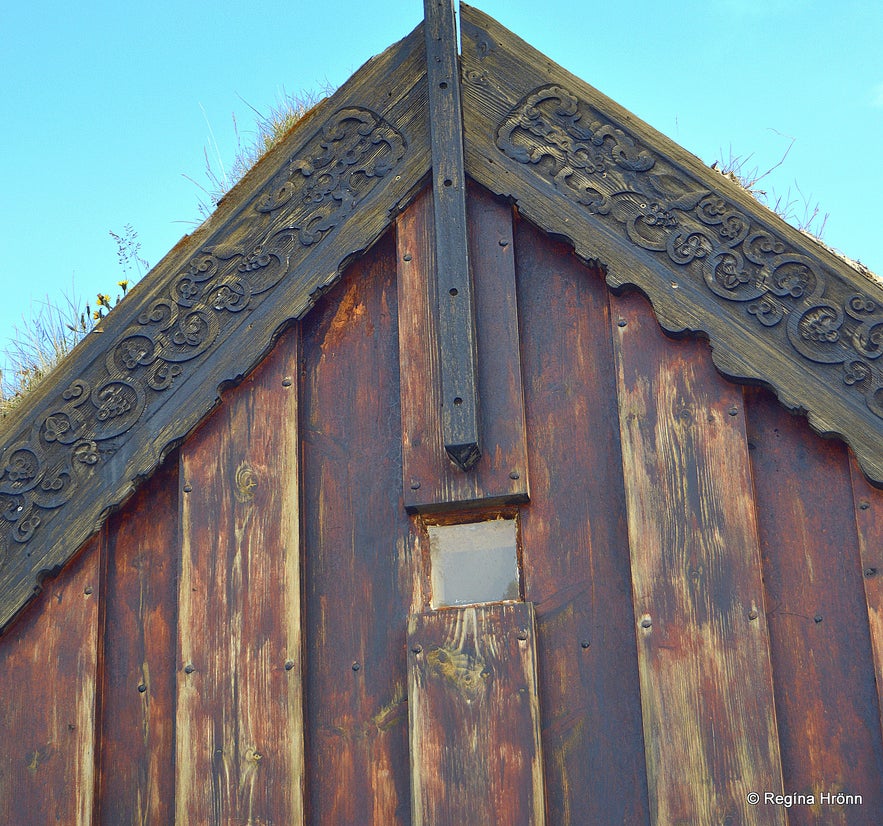 Grafarkirkja turf church in North-Iceland