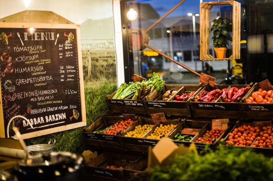 Rabbar Barinn at Hlemmur Food Hall in downtown Reykjavik