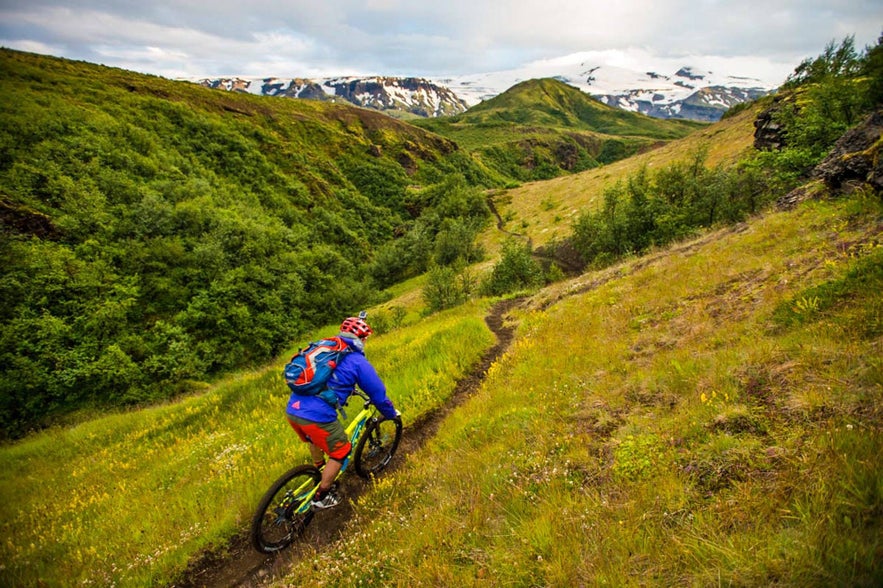 Iceland has hundreds of dedicated cycling trails, allowing bikers to experience the country doing the sport they love.