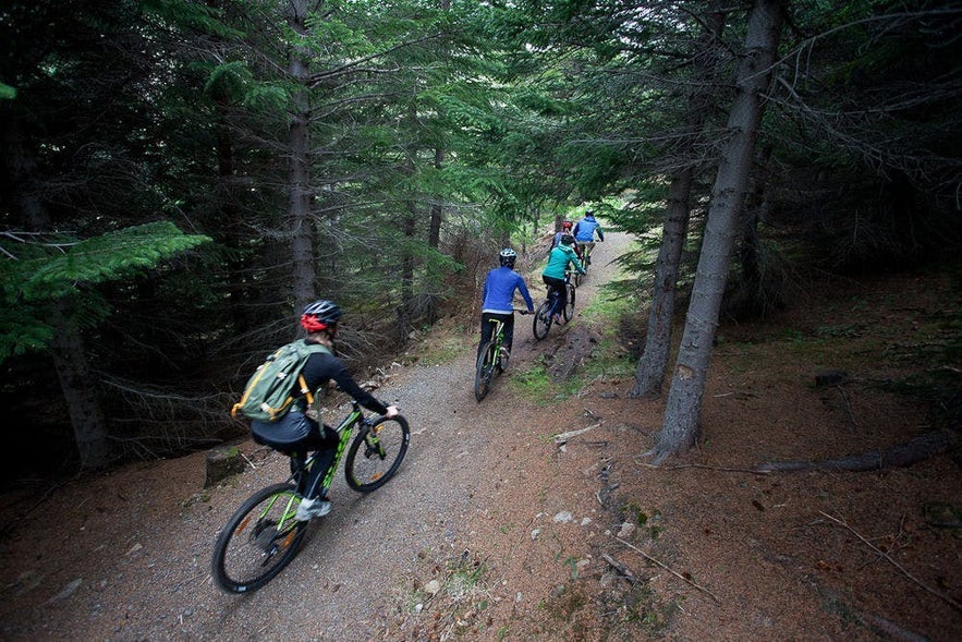 Most trails in Iceland are accessible to bikers, but is illegal to ride off road.