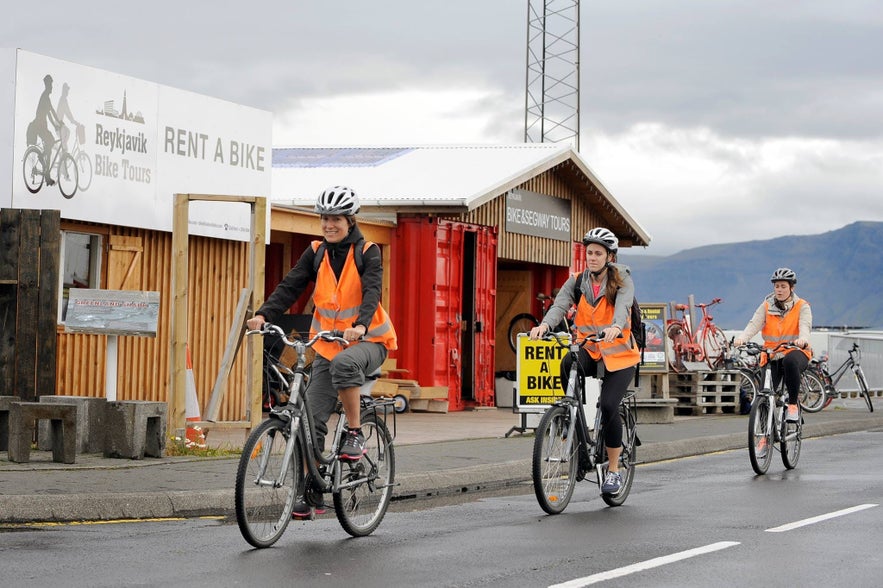 It's easy to rent a bike in Reykjavik and makes for a unique way of exploring the city.