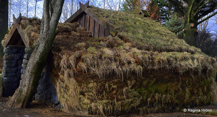 Laugardalur valley turf house in Reykjavík