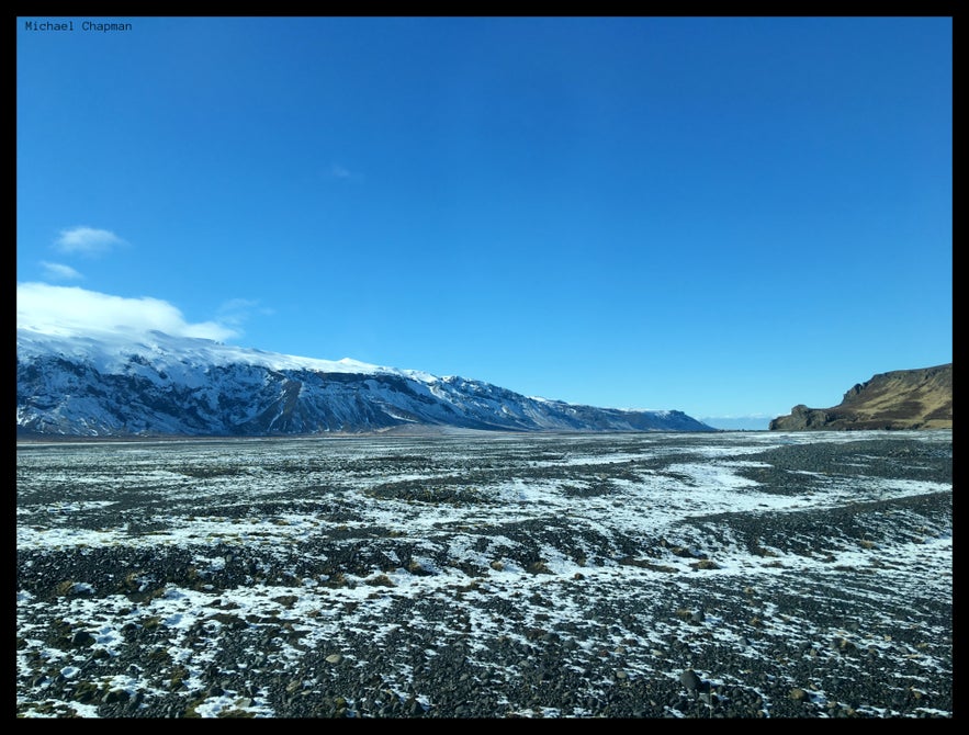 The landscape around Eyjafjallajökull has been flattened by the 2010 eruptions. 