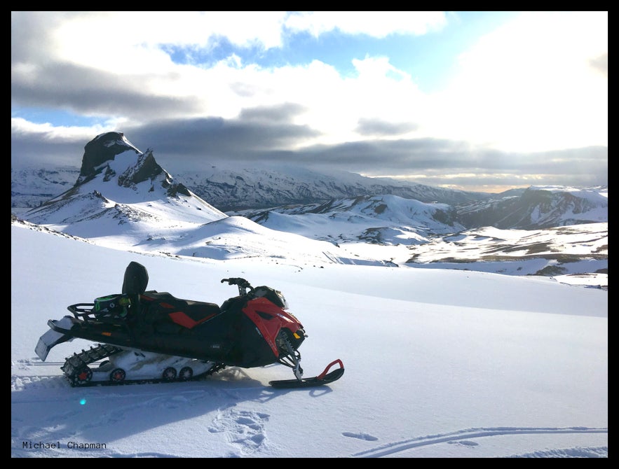 Þórsmörk is one of the best places in the country for snowmobiling. 