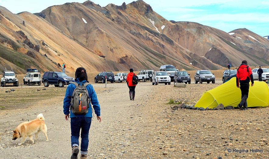 Landmannalaugar in the highland of Iceland