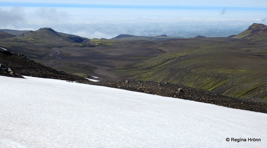 Mid Atlantic ocean, seen from Eyjafjallajökull