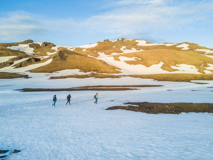 Hiking in Askja