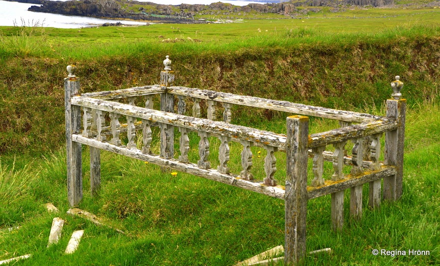 A grave at Strandir Westfjords