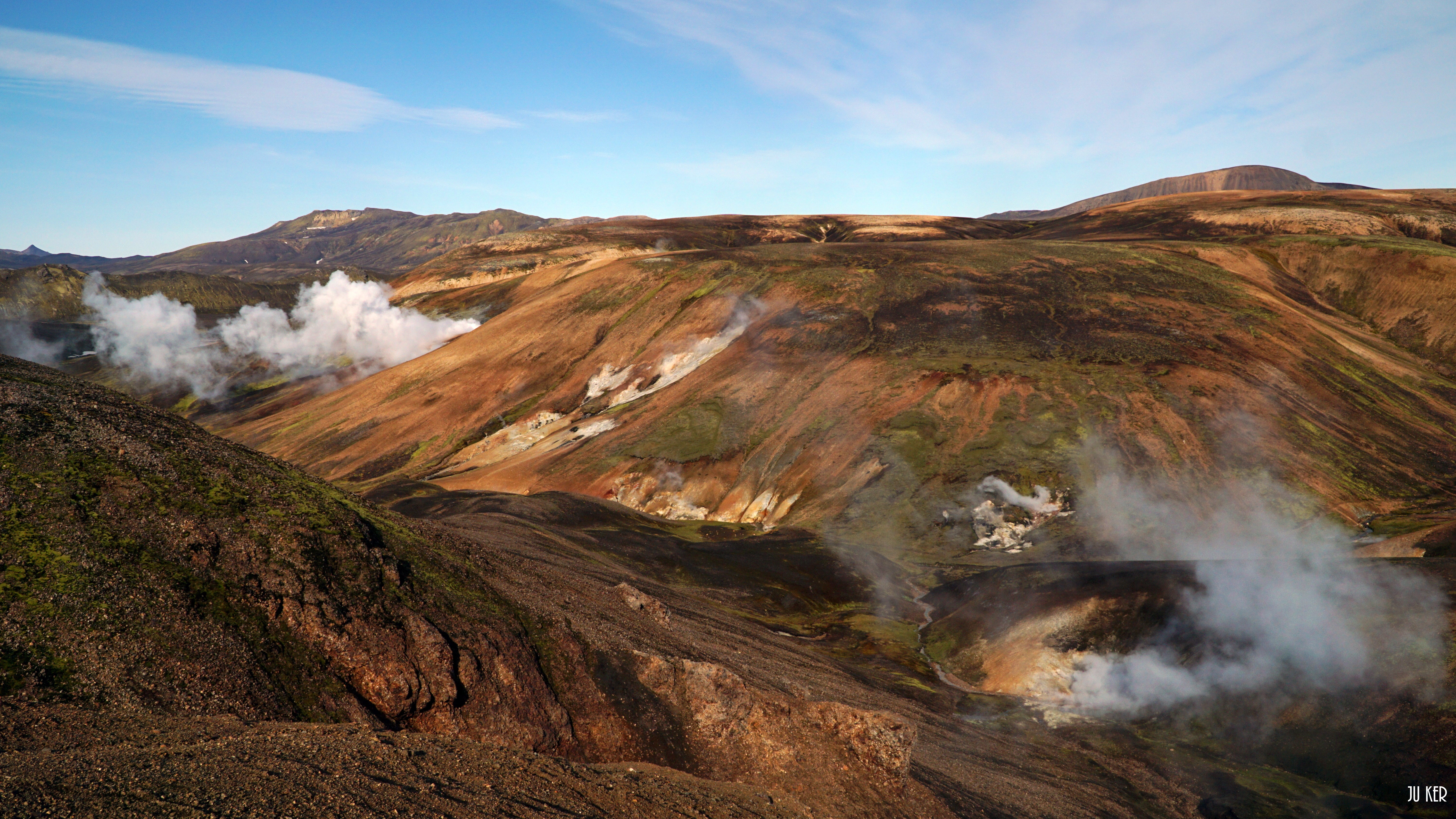 hautes terres en Islande