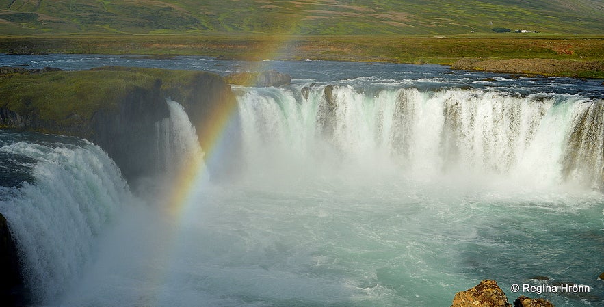 Goðafoss waterfall in north Iceland