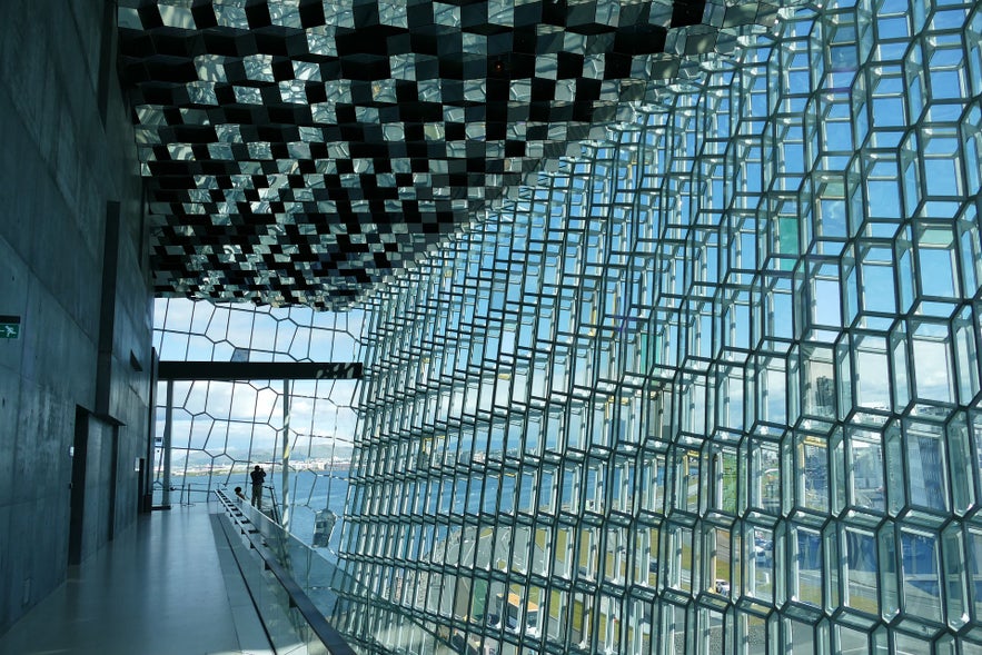 El Auditorio Harpa, desde su interior