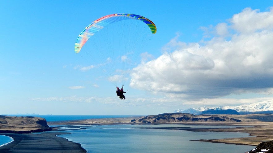 冰島滑翔傘 Paragliding