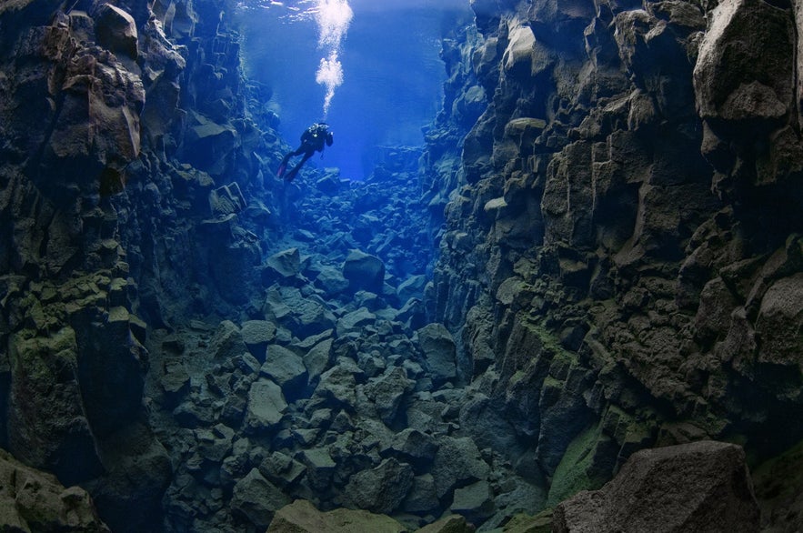 Plongée bouteille et snorkeling dans les fonds de Silfra