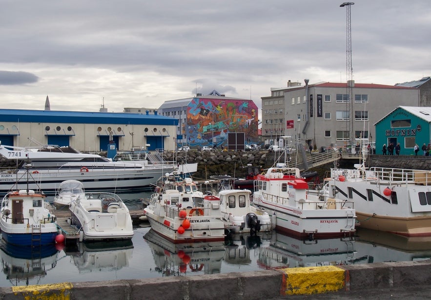 Harbour in Reykjavik