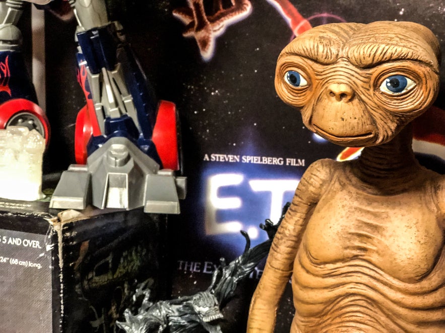 An E.T. figurine at Freddi Arcade & Toy Museum in downtown Reykjavík