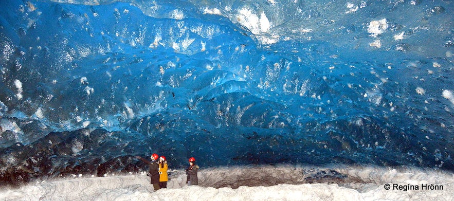Inside an ice cave in Iceland Inside an ice cave in Iceland