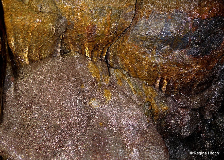 Colourful Lofthellir cave