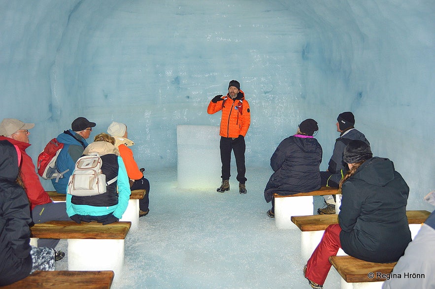 the Ice Cave Tunnel in Langjökull Glacier in Iceland - Into the Glacier