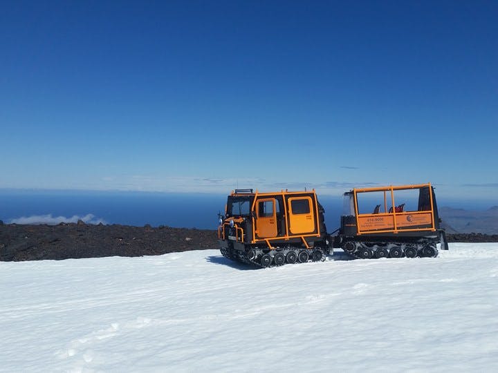 冰島冰原雪車