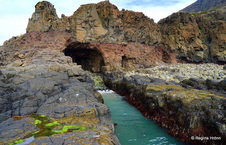 Kögurvík cove in the Westfjors of Iceland