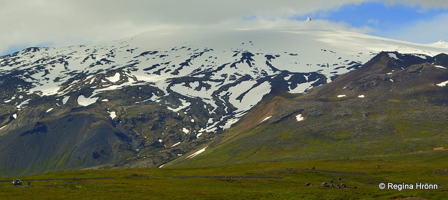 Snæfellsjökull glacier Snæfellsnes