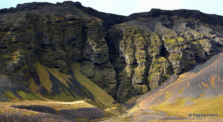 Rau&eth;feldsgj&aacute; gorge Sn&aelig;fellsnes