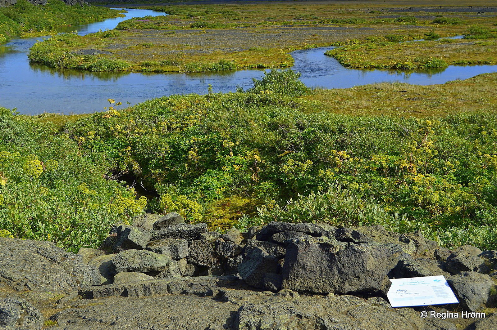 The amazing Lake Askja & Víti explosion Crater in the Highland of Iceland