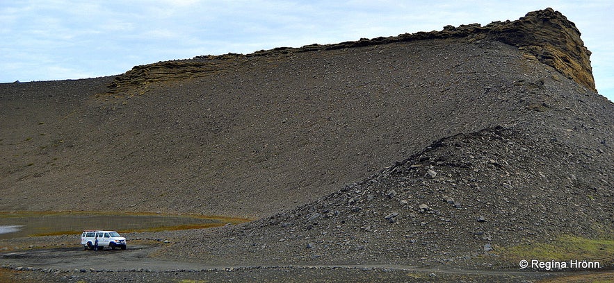 Hrossaborg crater Iceland