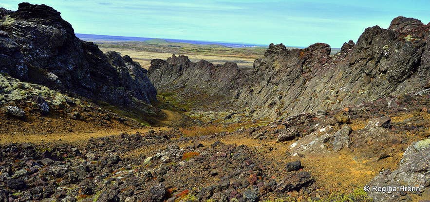 Burfellsgja Canyon within the Krysuvik Volcanic System, Iceland