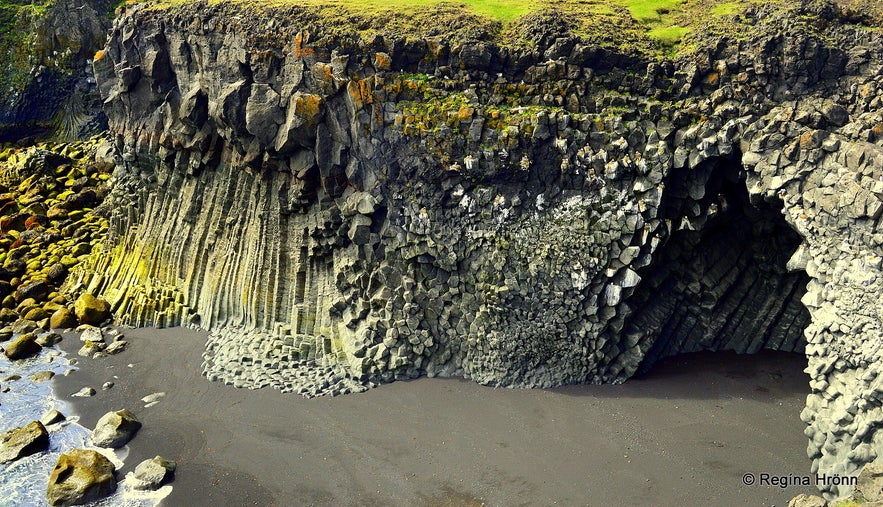 Arnarstapi beautiful basalt columns