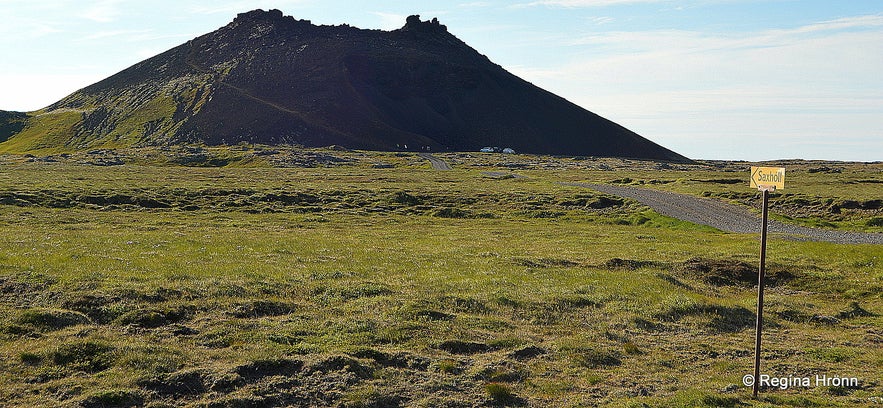 Saxhóll crater Snæfellsnes