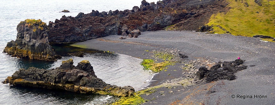 Dritvík cove Snæfellsnes peninsula