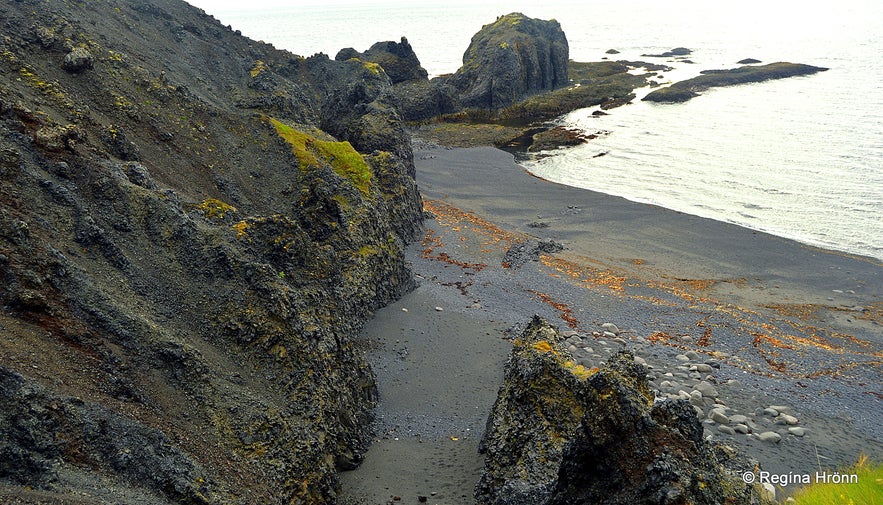 Dritvík cove Snæfellsnes peninsula