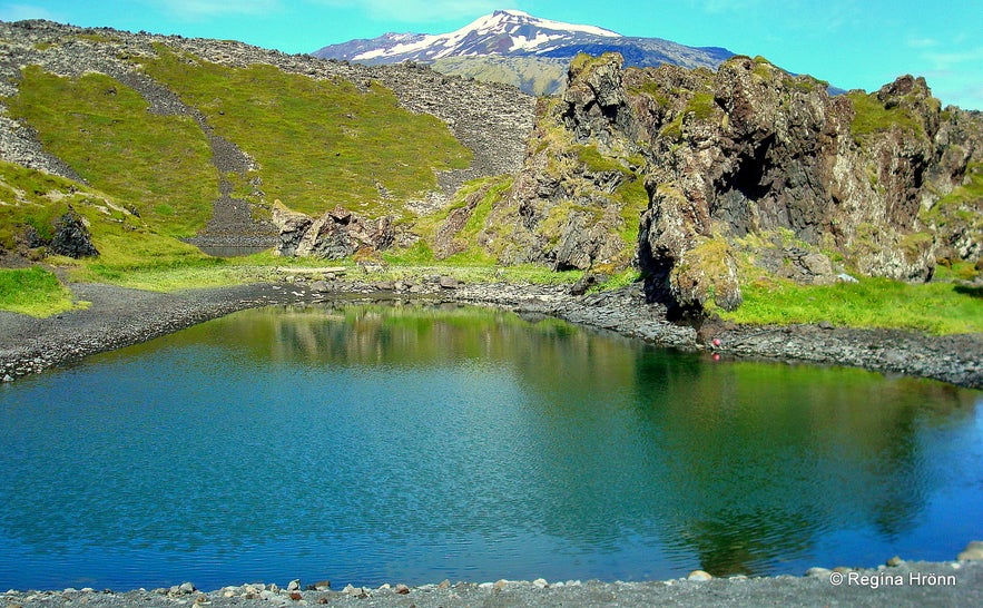 The Deep Lagoons on Snæfellsnes peninsula, west Iceland