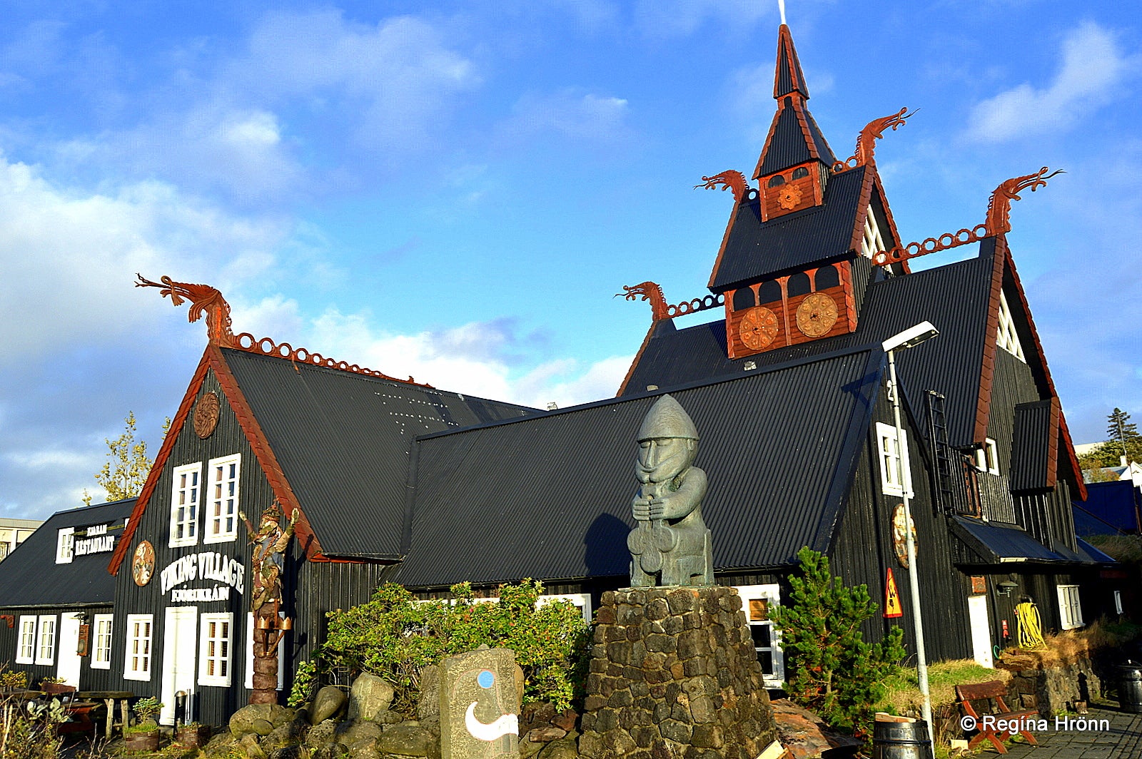 The Viking Village in the Viking Town Hafnarfjörður in SW-Iceland