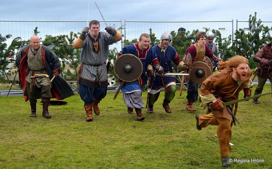 The annual Viking festival in Hafnarfjörður