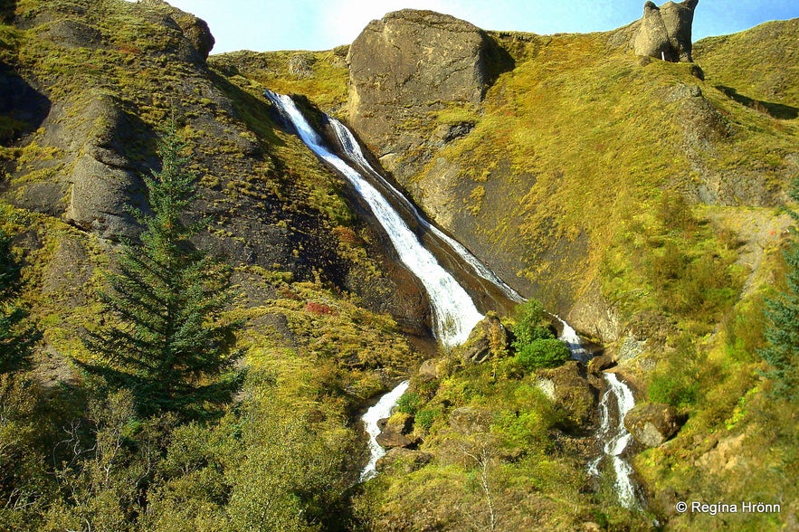 Systrafoss waterfall at Kirkjubæjarklaustur