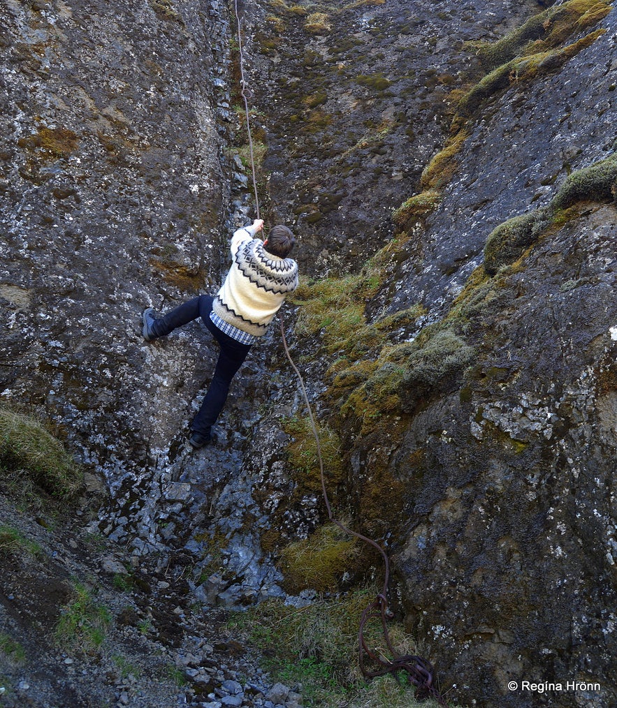 Systrastapi rock at Kirkjubæjarklaustur