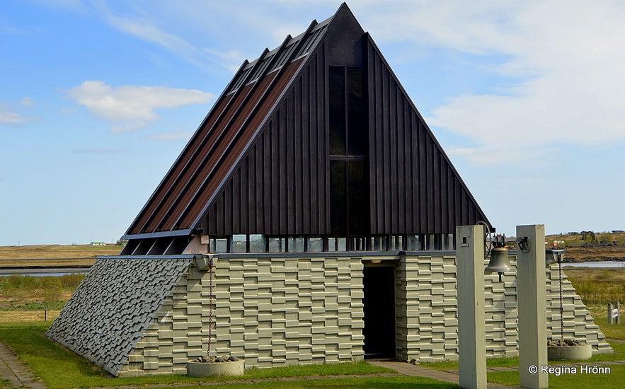 The Kirkjubæjarklaustur chapel in south Iceland