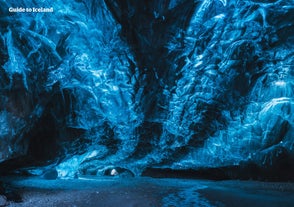 You'll never see the colour blue the same way after visiting an ice cave!